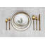Grande assiette en marbre avec bordure dorée «The Luxury Collection» - 10 po