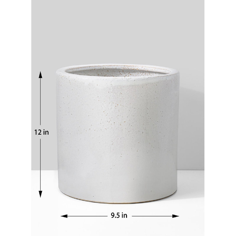 Jacksonville Ceramic Table Vase, 12" H x 9.5" W x 9.5" D