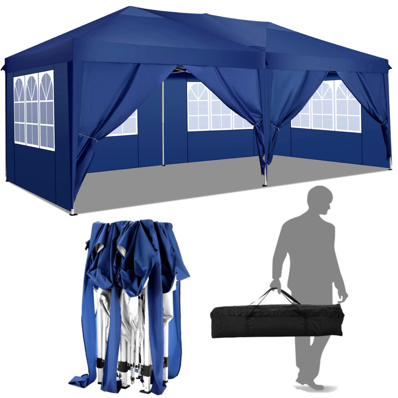 Auddis 2.5m x 1.5m Metal Vault, Dark Blue