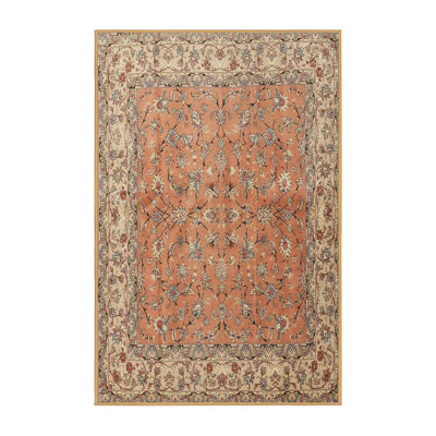 Tapis traditionnel orange / beige Derrynisk