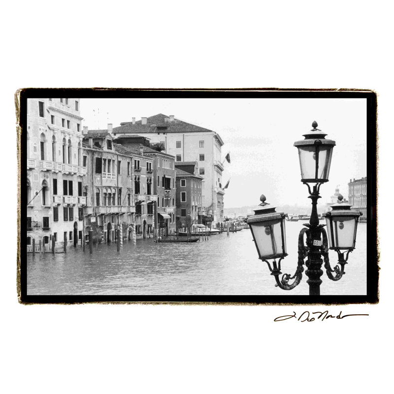Voies navigables de Venise, H 20 po x l 30 po