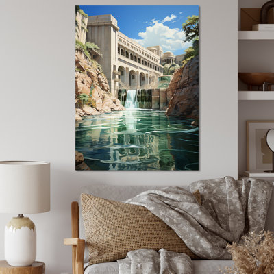 «Mansfield Dam Landscape II», reproduction sur toile