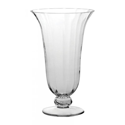 18"H Pedestal Glass Vase