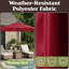 Parasol de patio rond de 9 pi - Parasol extérieur à manivelle et auvent ventilé pour abat-jour - pour terrasse, balcon, porche, cour ou piscine par Pure Garden (rouge)-806706504