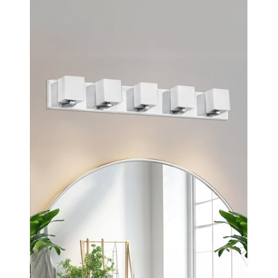 Barre d'éclairage de salle de bain 5 lumières Verona
