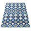 Tapis décoratif en laine noué à la main de conception unique 6 pi 11 po x 10 pi Ayton