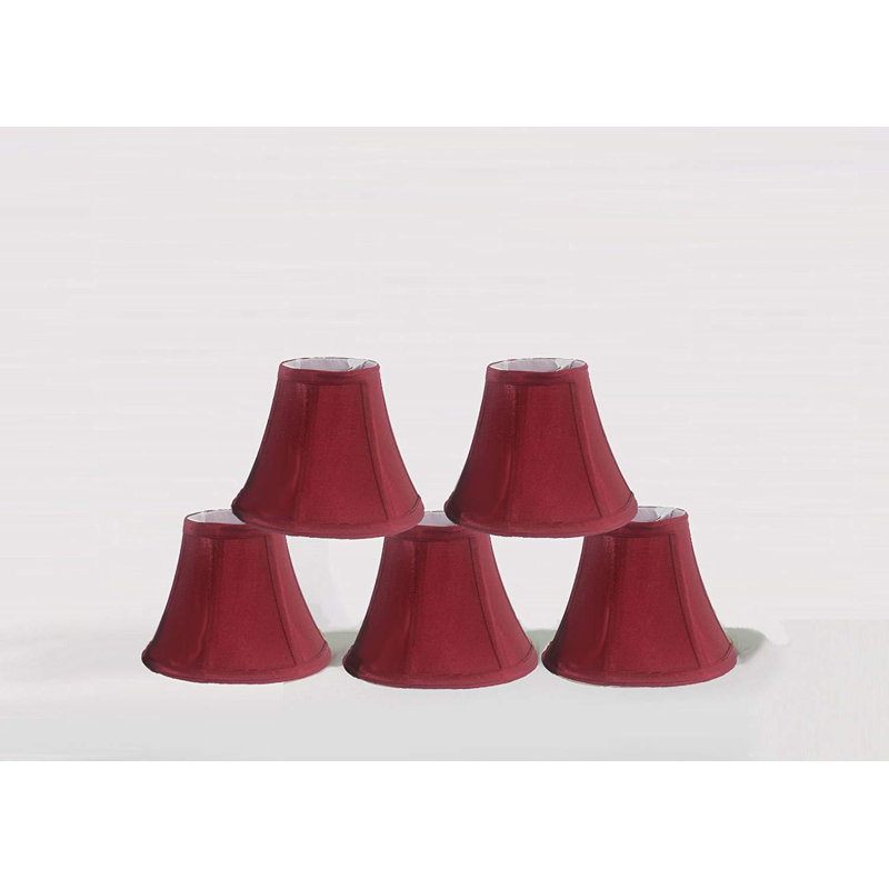 Abat-jour pour lampe à cloche en soie / chantoung ( à clipser ), Bourgogne
