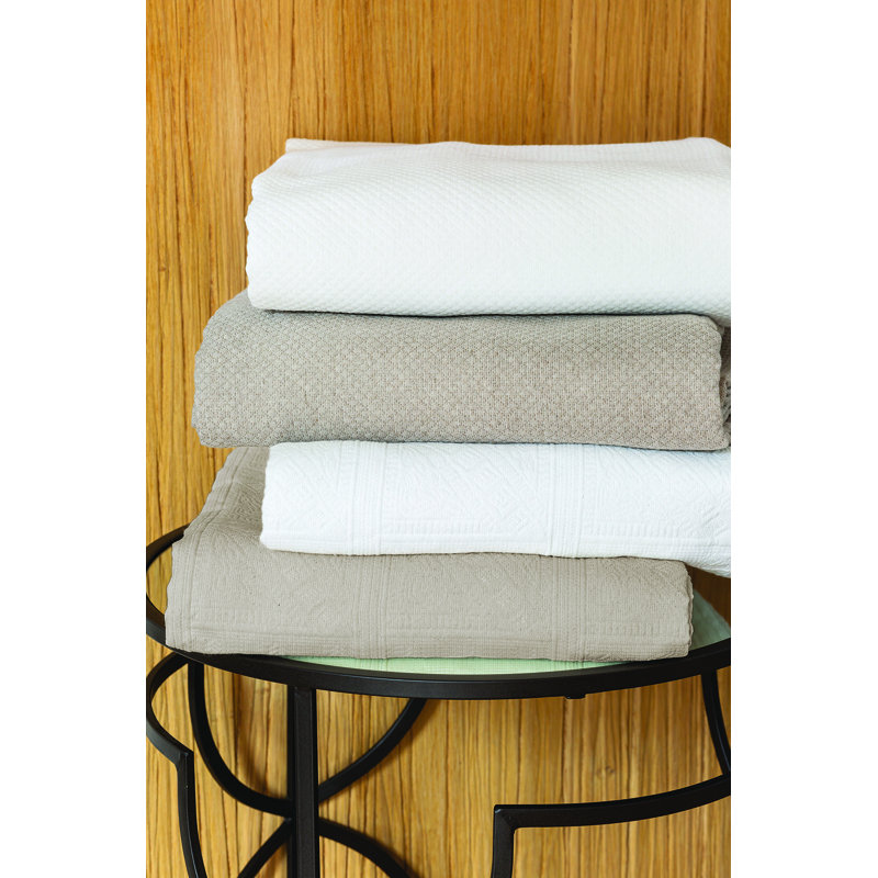 Austintown Blanket, White, W230 x L250cm
