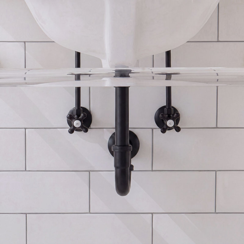 Nécessaire d'alimentation en eau Classic P-Trap, Matte Black