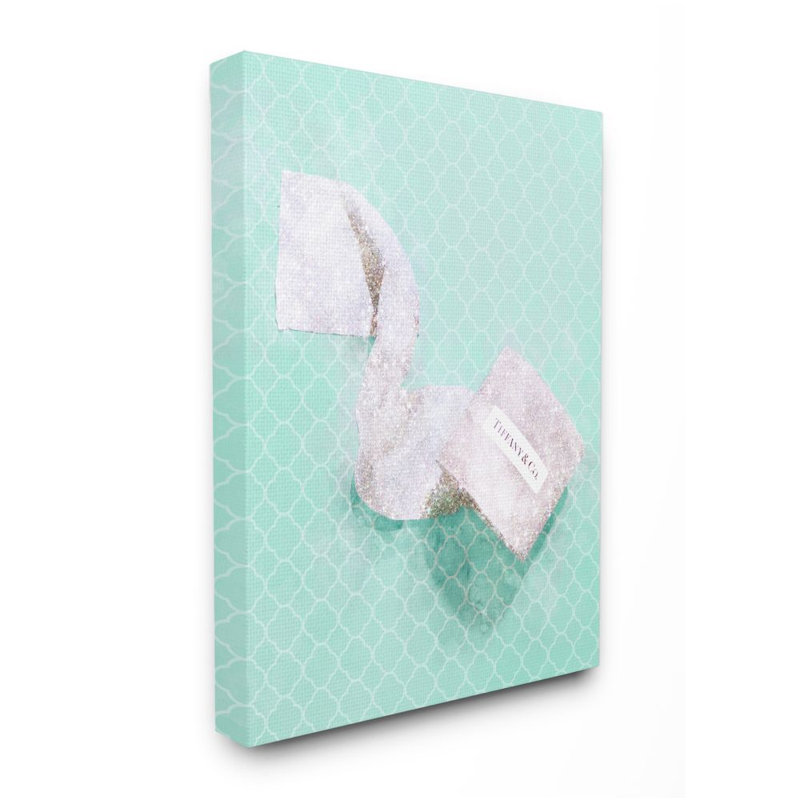 Papier peint de luxe sur carreaux géométriques de Ziwei Li - impression d'art graphique, H 48 po x l 36 po x 1,5 po