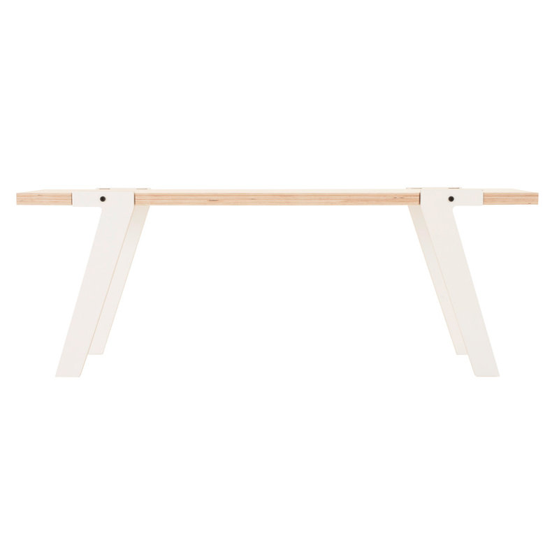 Giedi Upholstered Bench, Snow White