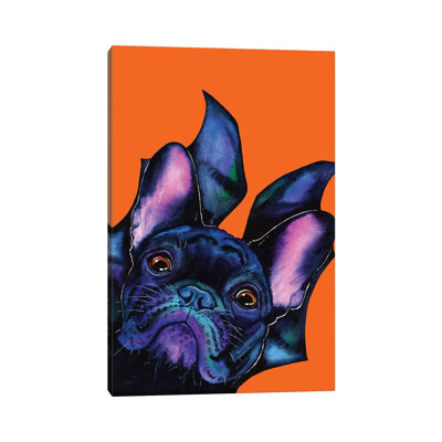Very Bat Dog by Zaira Dzhaubaeva - Painting on Canvas
