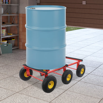 Meuble tout-terrain à 6 roues, moteur tout-terrain d'une capacité de 1 200 lb, chariot à meuble robuste (43,88 x 25,87 x 13,32 po x P * H * H)