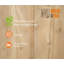 Wood4you - Garden bench Lucas - 'Do It Yourself' scaffolding wood kit - Incl. cushion-86827153