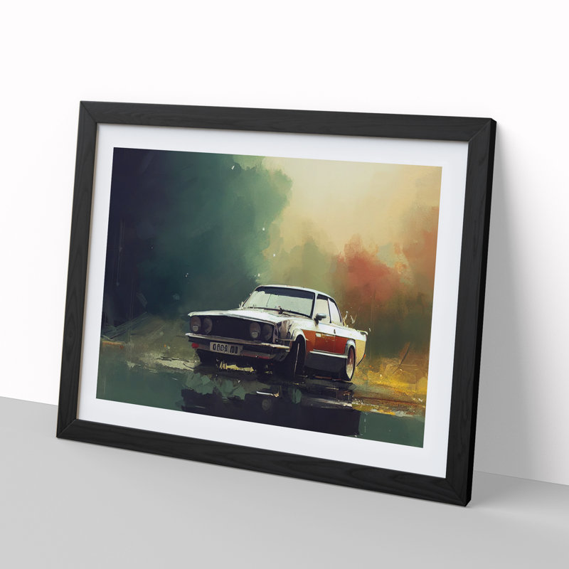 Concept Car Vol.2 - Framed Print, Black, 46cm H x 64cm W x 2cm D