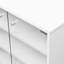 Organisateur de chaussures à DEL avec structure en bois et espace efficace - Boîte empilable pour espadrilles 4 1 porte en verre trempé-2072974717