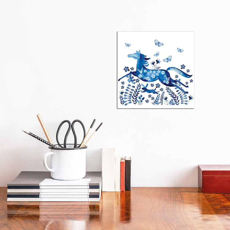 Run Wild & Free II by Jennifer Paxton Parker - Wrapped Canvas Print, 30.48cm H x 30.48cm W x 1.905cm D
