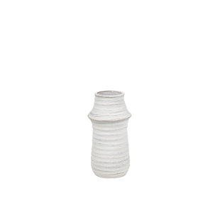 WHITE CERAMIC VASE