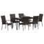 Garden Dining Set 7 Pcs PE Rattan-1914482615