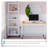72" High Rolling 5 Shelf Bookcase-1410378673