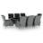 Patio Dining Table and Chairs Set Poly Rattan-565737537-590293801