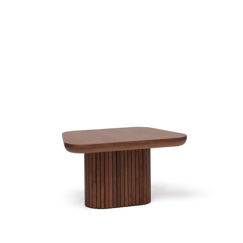 Carrabelle Solid Wood Cocktail Table, Classic Walnut, 16" H x 29" L x 19" W