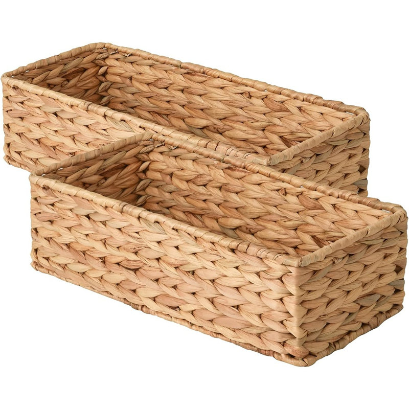 Wicker Toilet Paper Basket for Bathroom