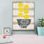 «Bowl Of Lemons On Wood» par Linda Woods, art mural sur toile-1178489016