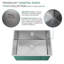 Évier de cuisine avec filtre à panier encastrable Diamond L 23 po x l 19 po Diamond