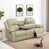 Jennaliz Beige Faux Leather