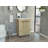 Gevan 23.8'' Single Bathroom Vanity with Manufactured Wood Top-1298285649