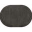 Table ovale gris moyen avec rangement intégré et rallonge, 42,47 po de longueur, 42 po de largeur, 4 places assises avec rangement, 30,5 po de hauteur, salon