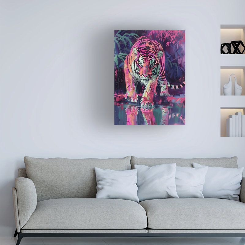 Art sur toile «bolche», Sasha liquide, H 24 po x l 32 po