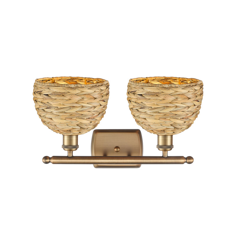 Balf 2 - Light Dimmable Vanity Light, Brushed Brass