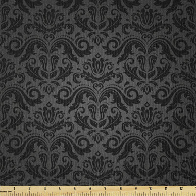 Derek-Lewis Damask and Floral Elements Multi-Purpose Fabric