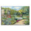 «Garden Bench» par Carol Rowan, art mural en verre acrylique-1430082949