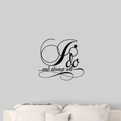 Escobar Text & Numbers Wall Decal