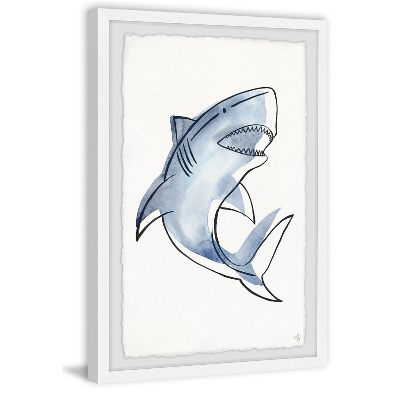 Terrell Shark's Teeth - Painting, 45cm H x 38cm W