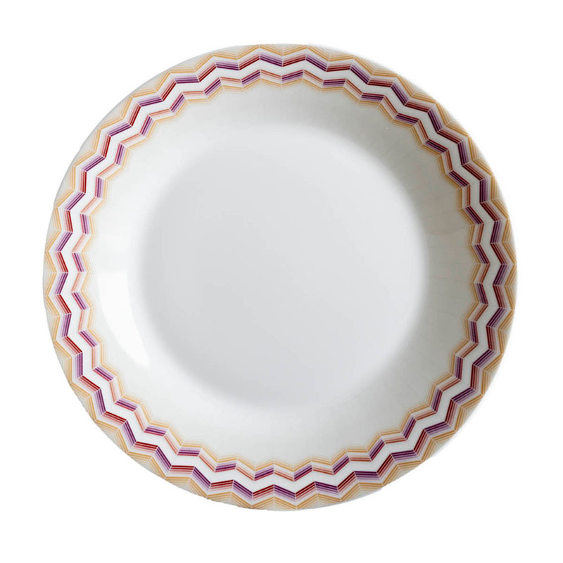 Assiette à soupe Missoni Zig Zag Jarris 156 8,5 po, Jarris 156