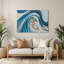 Art mural gris Biomorphic Abstraction 63