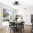 21" Dimmable Caged Ceiling Fan With 3CCT LED Lights And Remote Control