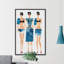 Corsham «sexy blues», reproduction de peinture acrylique-544380442-541638204