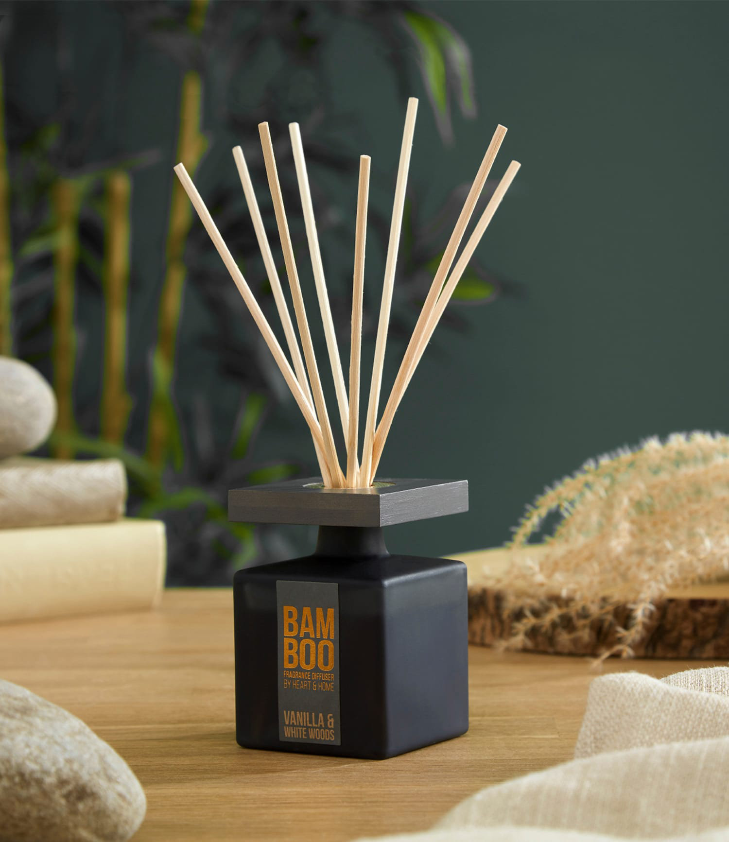 Bamboo by Heart & Home Bamboo Everyday Reed Diffuser - Vanilla & White ...