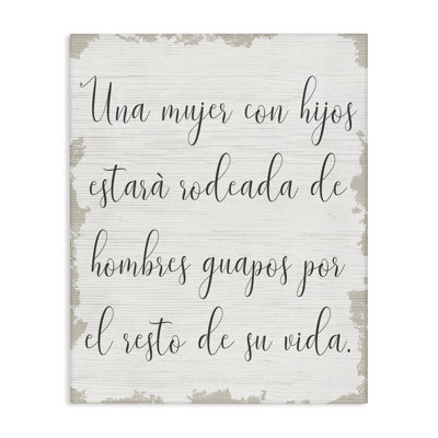 Rodeada de Hombres Guapos Canvas Wall Art by Lil' Rue