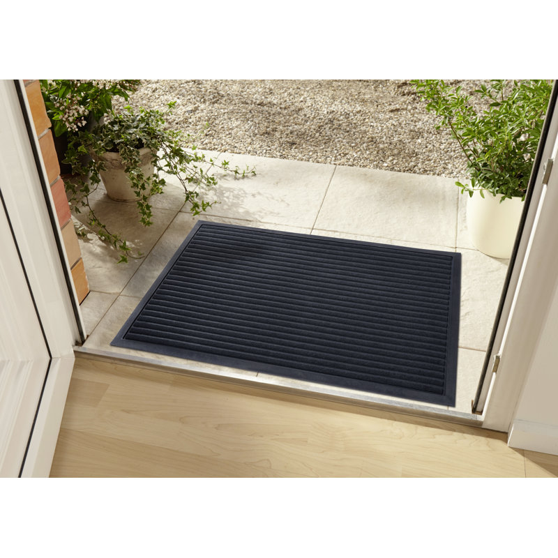 Non-Slip Indoor / Outdoor Doormat, Red, Rectangular 80 x 120cm