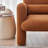 33.86'' Single Sofa and Toss Pillow, Solid Wood Frame 300 Lbs Capacity for Small Spaces-1322394762