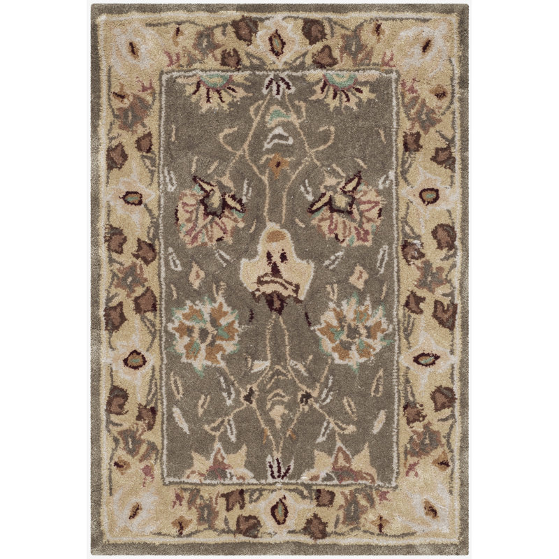 Tapis oriental performance crocheté à la main Angus Total Performance, Rectangle 2 pi x 3 pi