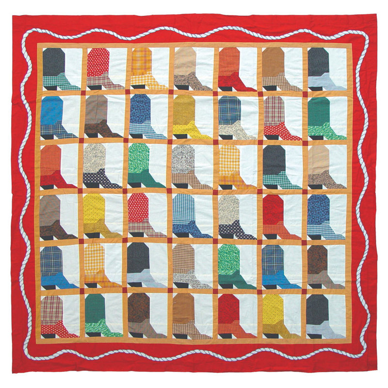 Cotton Geometric Shower Curtain