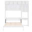 Lit escamotable mural peu encombrant avec bureau, bois aggloméré, style moderne pour la maison