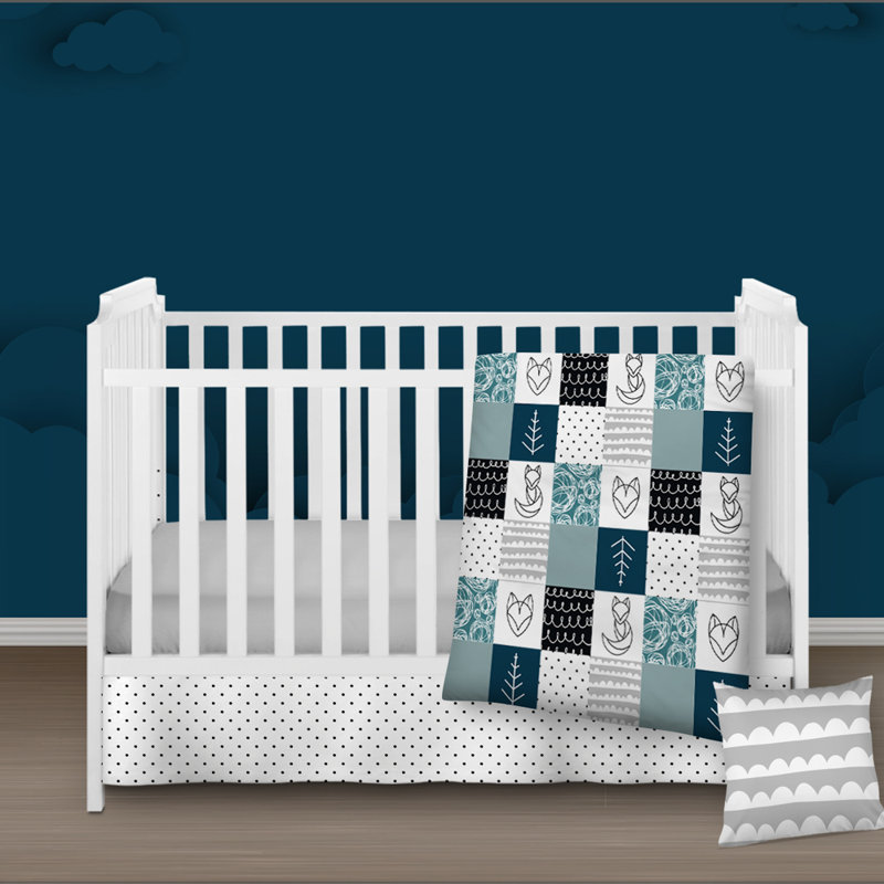 Ensemble de literie pour lit de bébé 4 pièces Patricia Picotine